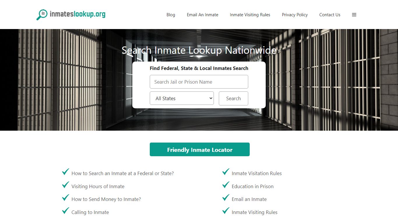 Inmate Lookup | Inmate Search Records In USA
